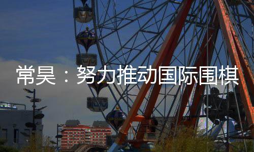 常昊：努力推动国际围棋联盟规则的制定和实施
